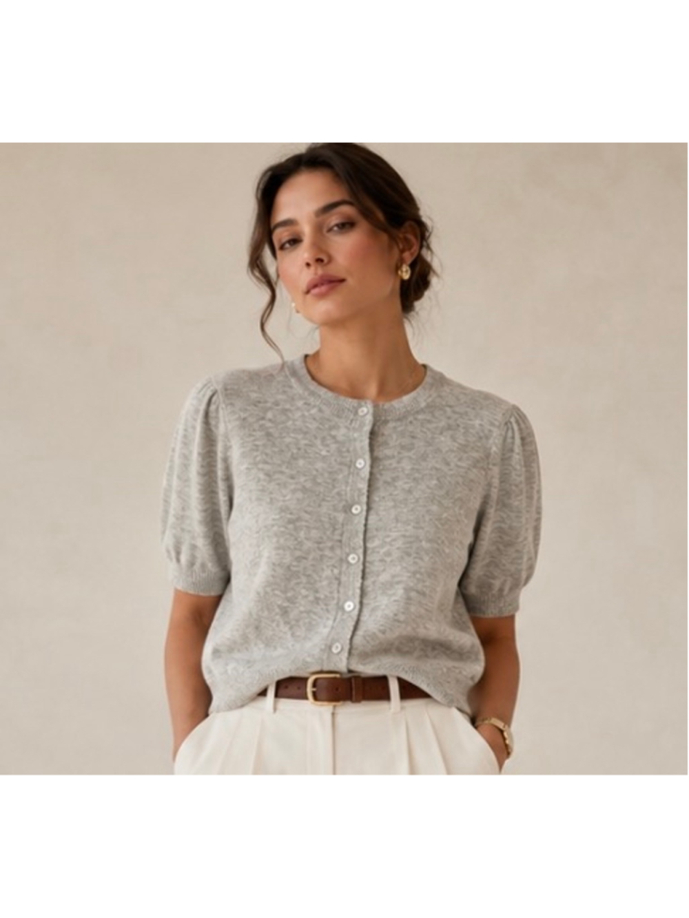 Song of Style Grey Cardigan Sweater, Size S New w Tags!